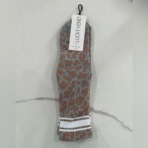 Lucky Honey Stick Socks - Animal Print
